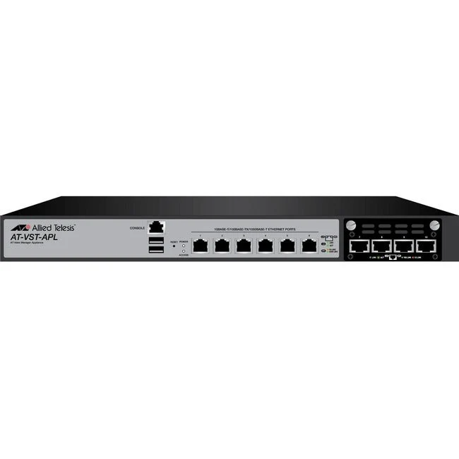 AT-VST-APL-10-60 6-port 10/100/1000T with 4-port 100M/1G/10G Unified NMS Appliance-Box with Vista base compatible- Requires purchase of NetCover for Support and Software Updates Allied Telesis — view 2