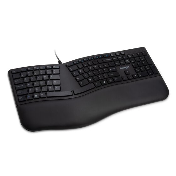 Pro Fit Ergonomic Wired Keyboard - Black Kensington — view 2