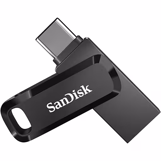 512GB Ultra Dual Go USB3.1 Type-A and Type-C Flash Drive # SanDisk — view 2