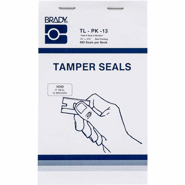 Tamper Seal Vinyl Film Label 480 pack Brady — view 2