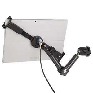 LockDown Tablet Mount Universal Wall/Cabinet Carbon Fiber Mount with Key Lock 10-13"" The Joy Factory — view 2