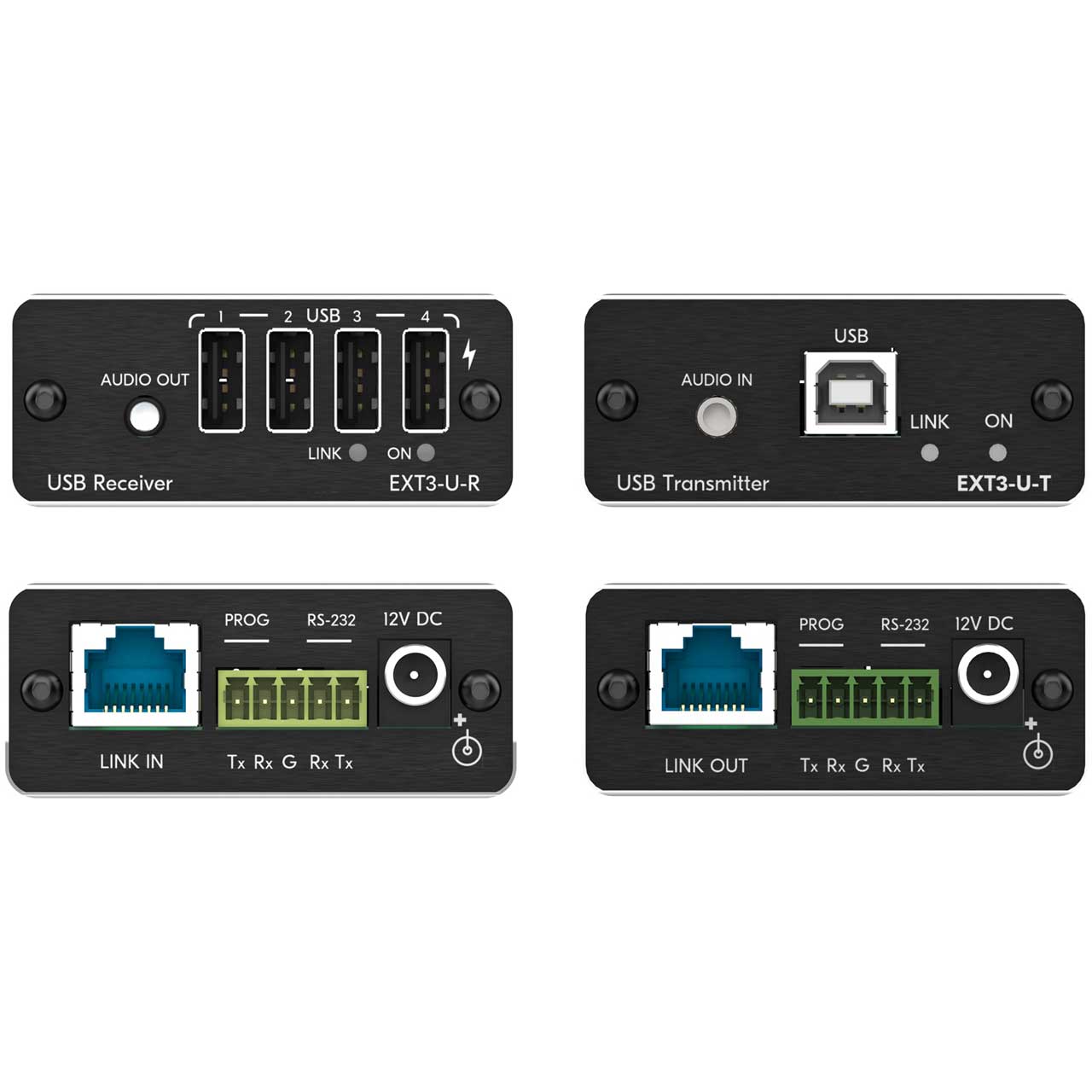 Kramer USB 2.0 PoC Extender Kit over Extended-Reach CAT3 Kramer — view 2