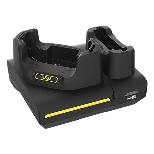 RS38 Single Slot Terminal + Spare Battery Charging Only for RS38 AU adapter # CipherLab — view 2