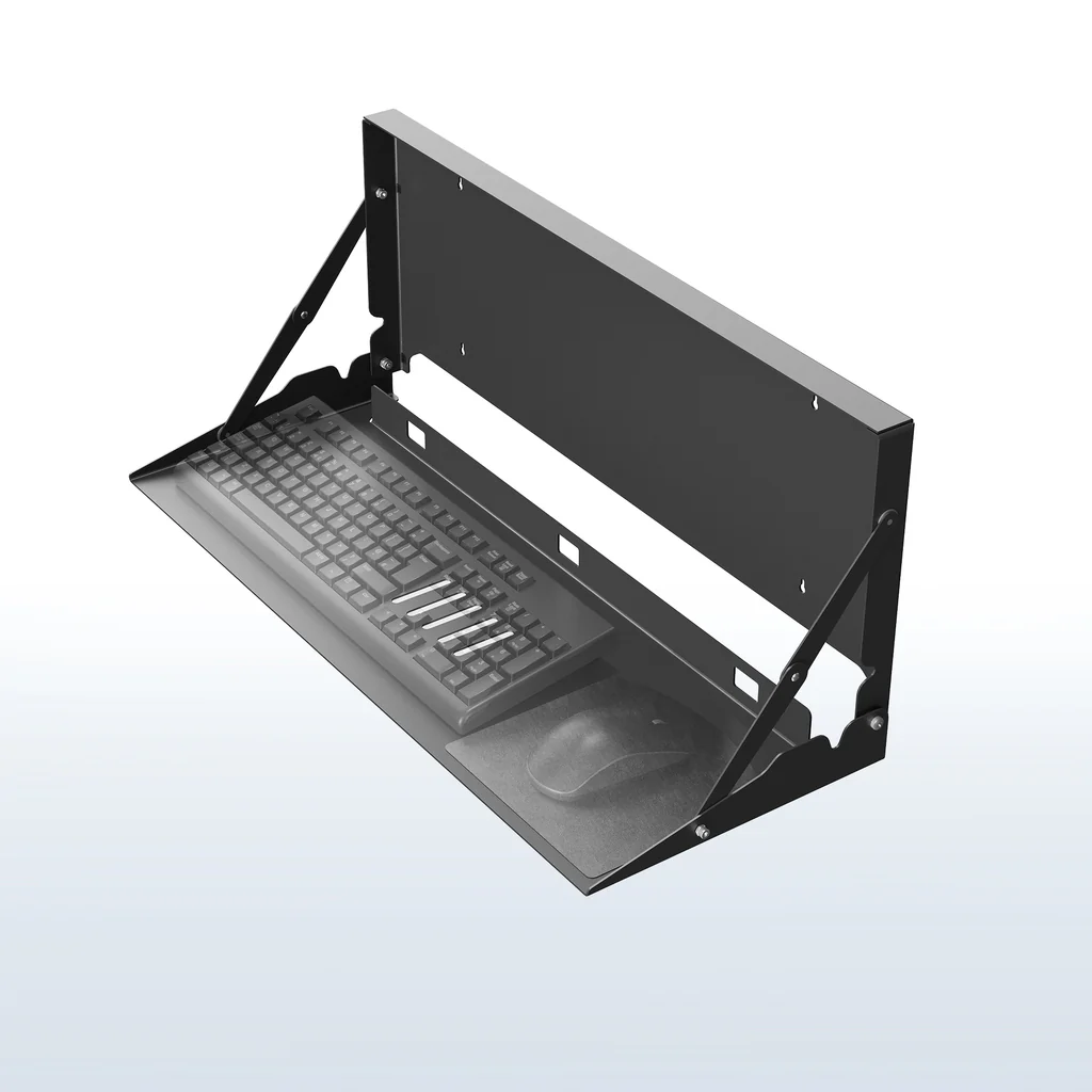 Flip Down Keyboard Tray Wall Mount VIVO — view 2