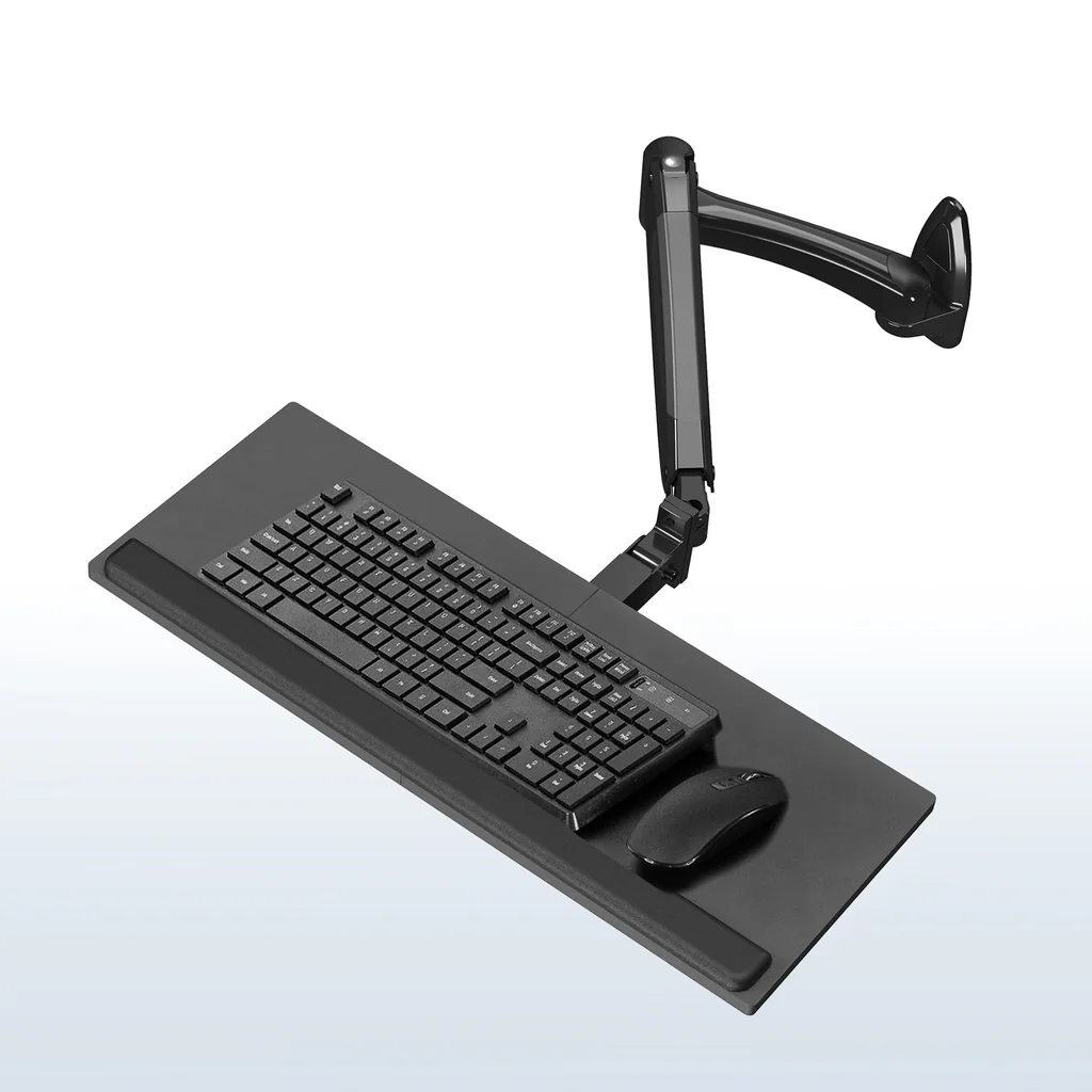 Pneumatic Wall Mounted Keyboard Tray VIVO — view 2