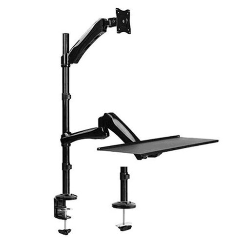 Brateck Single Monitor Sit-Stand Workstation. Fit for most 13"-27" LCD Brateck — view 2