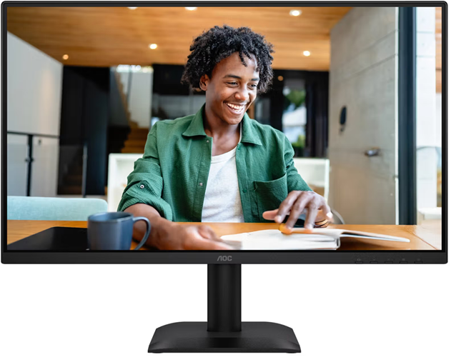 AOC 24E40L 24" IPS 1920x1080 VGA HDMI DP 144Hz monitor 5yr AOC — view 2