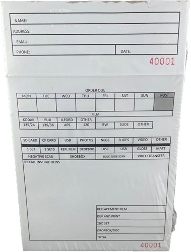 Work Order Pad (Box 500) Unspecified — view 2