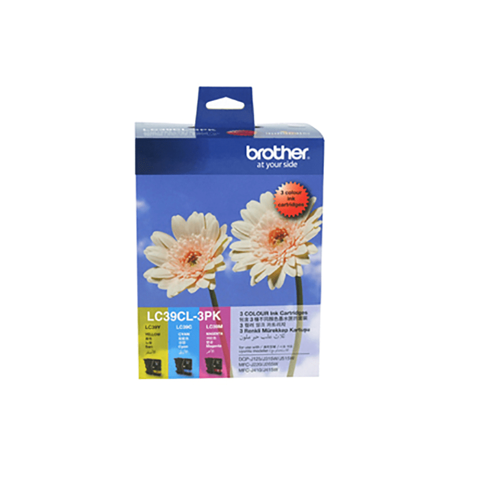 Brother LC39CL3PK CMY Colour Ink Cartridges (Triple Pack) Brother — view 2