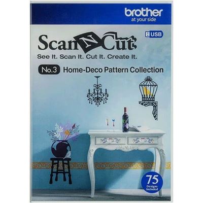 Brother CAUSB3 Fabric USB No.3 Home Deco Pattern Brother — view 2