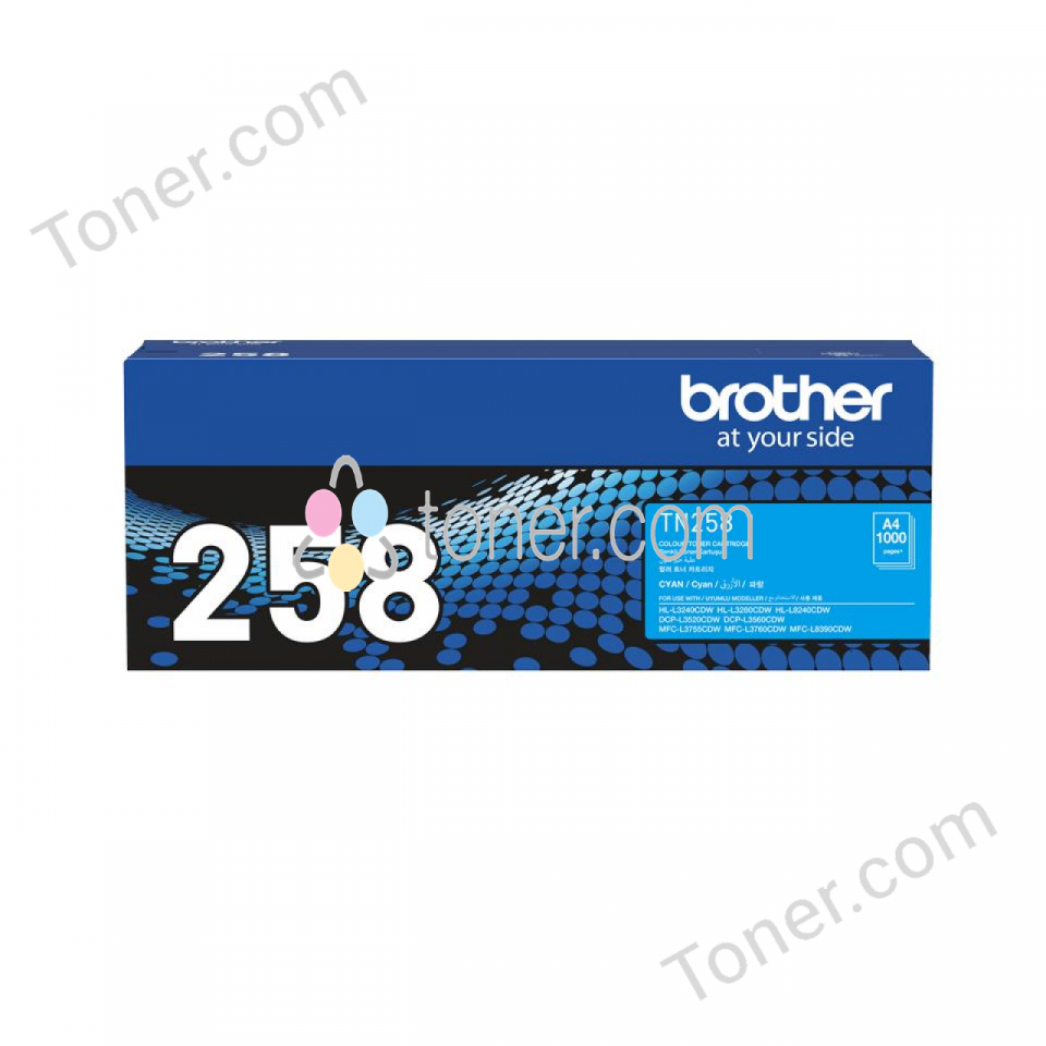 Brother TN258C Toner Cyan Brother — view 2