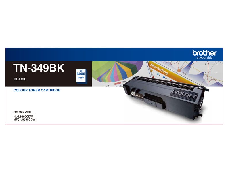 Brother TN-349BK Black Super High Yield Toner Brother — view 2