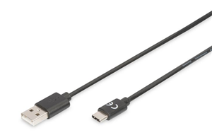 Digitus USB Type-C (M) to USB Type A (M) 1.8m Connection Cable Digitus — view 2