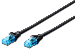 Digitus UTP CAT5e Patch Lead - 3M Black Digitus — view 2