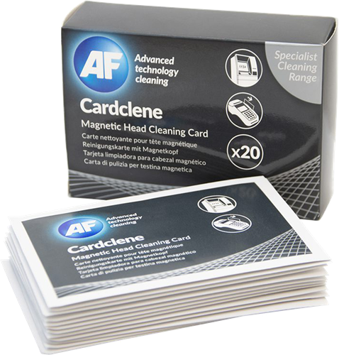 AF Cardclene Swipe / Entry Machine Cleaners - 20 Pack AF — view 2