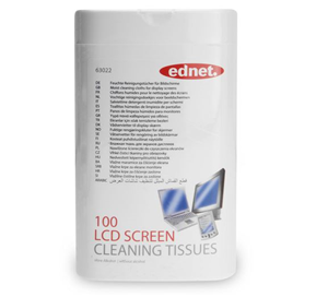Ednet Screen Cleaning Wipes Tub - 100 Ednet — view 2