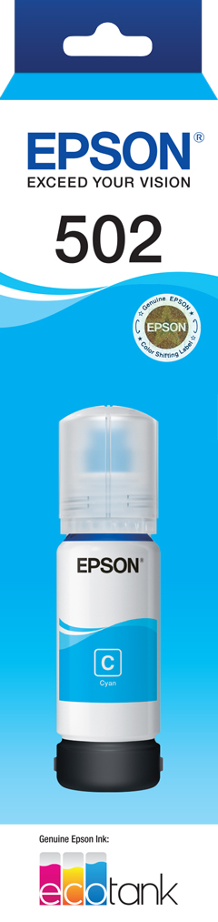 Epson T502 Cyan Ink Bottle Epson — view 2