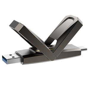 Netac US5 USB3.2 Type-A + Type-C External SSD 128GB Netac — view 2