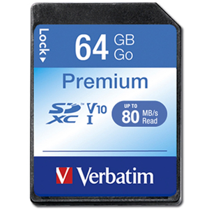Verbatim Premium SDXC Class 10 Card 64GB Verbatim — view 2