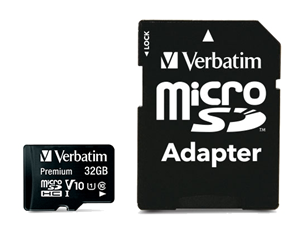 Verbatim Premium microSDHC Class 10 UHS-I Card 32GB with Adapter Verbatim — view 2
