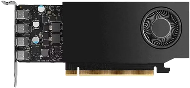 NVIDIA RTX A400 4GB PCIE Graphics Card 4*miniDP Low Profile Pny — view 2