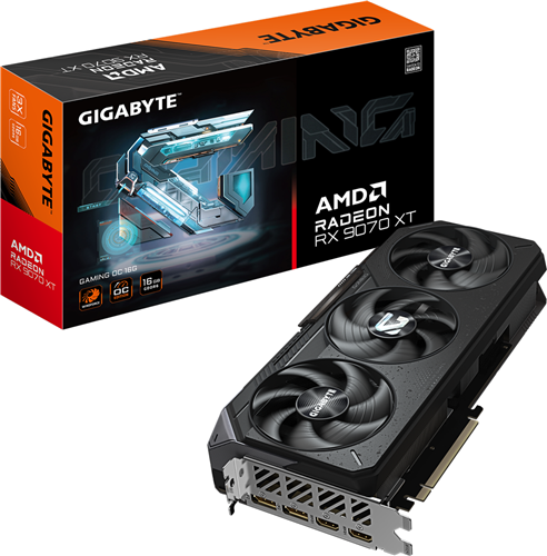 Gigabyte GV-R9070XT Gaming OC-16GD 16GB PCIE Graphics Card Gigabyte — view 2