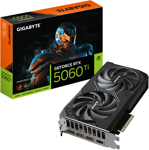 Gigabyte GV-N506TWF2OC-16GD RTX5060TI 16GB PCIE Graphics Card Gigabyte — view 2