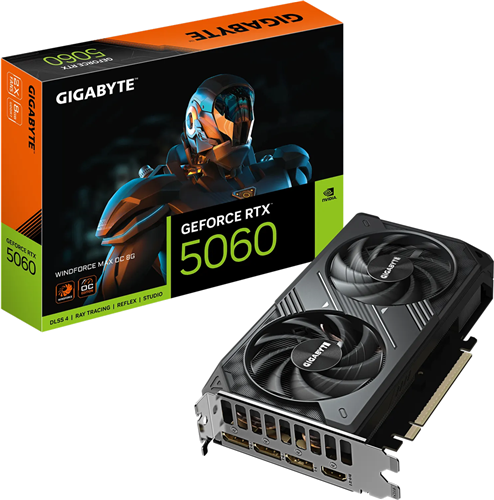Gigabyte GV-N5060WF2MAX OC-8GD RTX5060 8GB PCIE Graphics Card Gigabyte — view 1