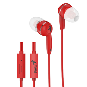 Genius HS-M320 Red In-Earphones with Inline Mic Genius — view 2