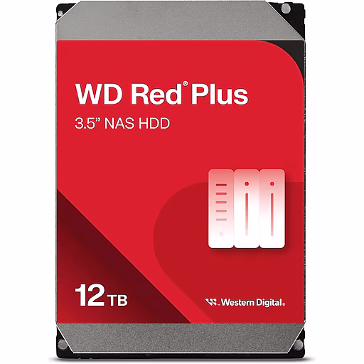 WD Red Plus 12TB SATA 3.5" Intellipower 256MB NAS HDD 3Yr Western Digital — view 2