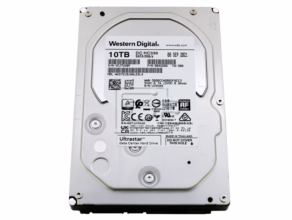 WD Ultrastar DC HC510 SATA 3.5" 7200RPM 256MB 10TB HDD Western Digital — view 2