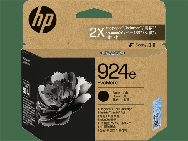 HP 924e EvoMore Black Original Ink Cartridge HP — view 2