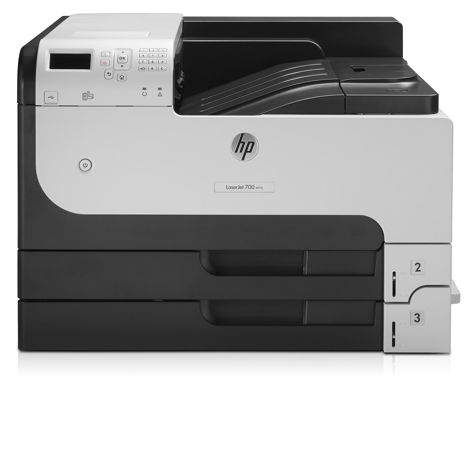 HP LaserJet Enterprise M712dn 40ppm A3 Mono Laser Printer HP — view 2