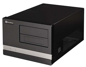 SilverStone SG02B-F Sugo mATX Black Cube SFF Case 23L SilverStone — view 2
