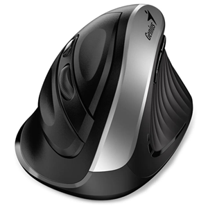 Genius Ergo 8250S Silent Vertical Mouse Silver Grey + Black Genius — view 2