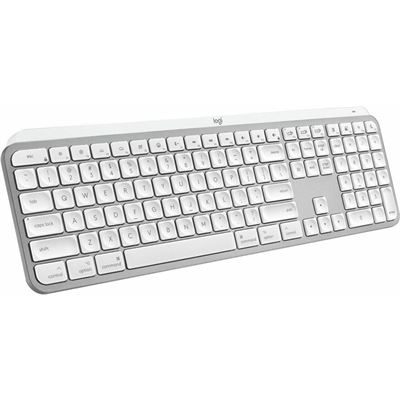Logitech MX Keys S for Mac Advanced Wireless Keyboard - Pale Grey Logitech — view 2