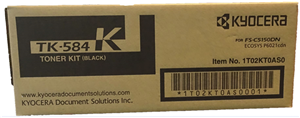 Kyocera TK-584K Black Toner Kyocera — view 2