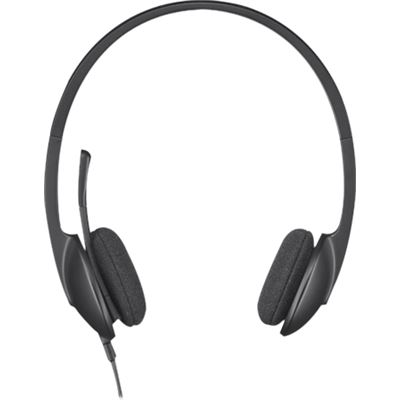 Logitech H340 USB Over Head Headset - Black Logitech — view 2