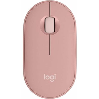 Logitech M350S Pebble 2 USB Wireless/Bluetooth Mouse - Tonal Rose Logitech — view 1