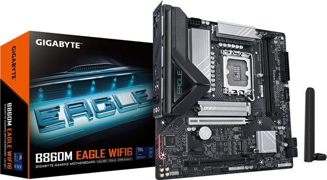 Gigabyte B860M EAGLE WIFI6E ATX LGA1851 Motherboard Gigabyte — view 2