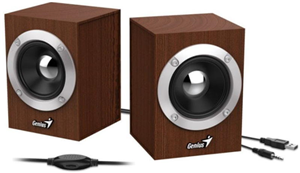 Genius SP-HF280 Wooden USB Powered Speakers Genius — view 2