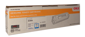OKI 45862843 Cyan Toner Oki — view 2