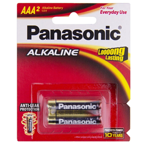 Panasonic AAA Alkaline Battery 2 Pack Panasonic — view 2