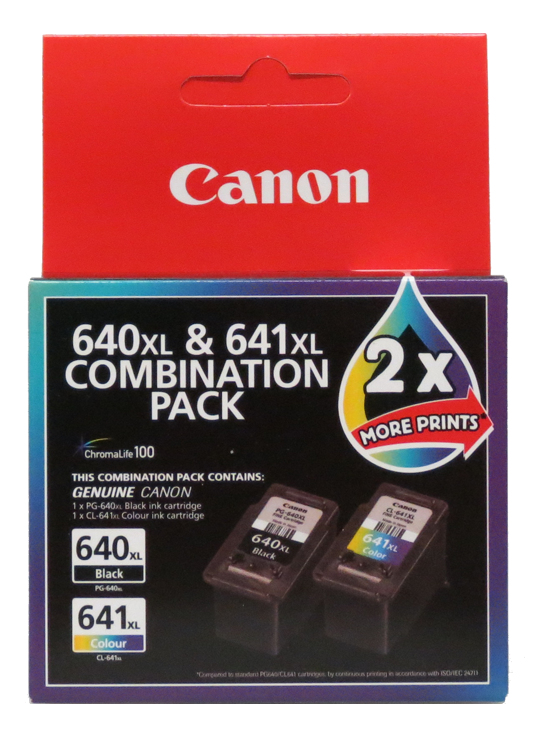 Canon PG640XL + CL641XL Combo Pack High Yield Ink Cartridges Canon — view 2