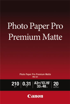 Canon PM-101 A3+ Matte 210gsm Photo Paper Pro Premium - 20 Sheets Canon — view 2