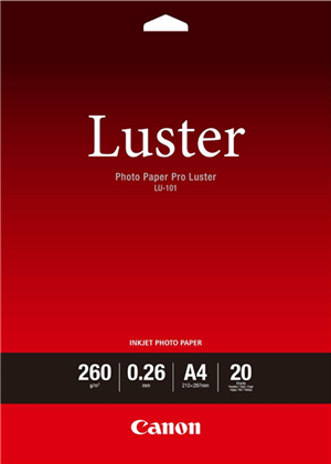 Canon LU-101 A3 Luster 260gsm Photo Paper Pro - 20 Sheets Canon — view 2