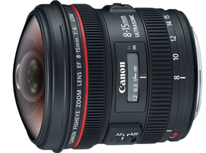 Canon EF 8-15mm f/4L Fisheye USM EF Mount Lens Canon — view 1