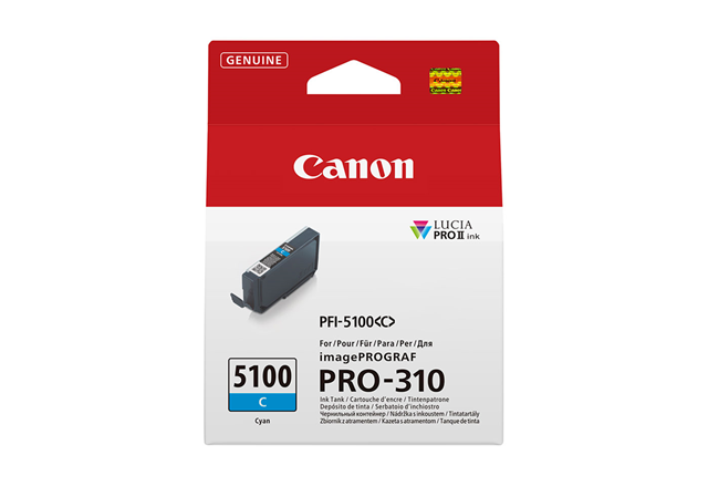 Canon PFI-5100C Ink Cyan Canon — view 2