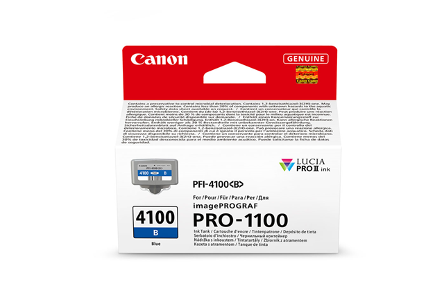 Canon PFI-4100B Ink Matte Blue Canon — view 2
