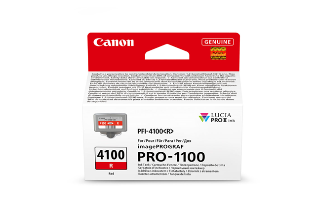 Canon PFI-4100R Ink Red Canon — view 2